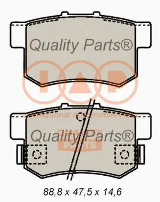Brake Pad Set, disc brake (704-06035)