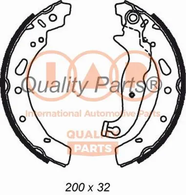 Brake Shoe Set (705-11082)