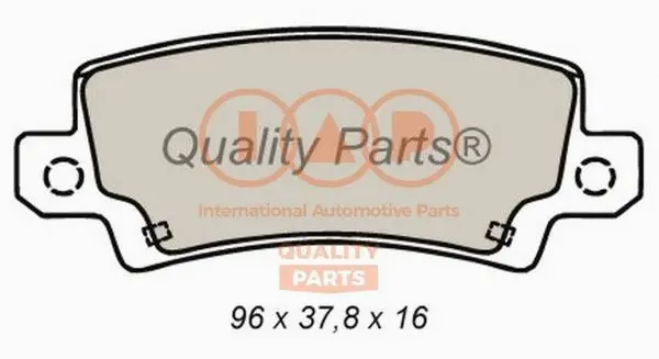 Brake Pad Set, disc brake (704-17195)