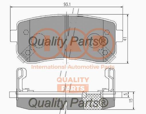 Brake Pad Set, disc brake (704-21092X)