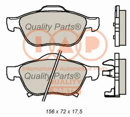 Brake Pad Set, disc brake (704-17181)