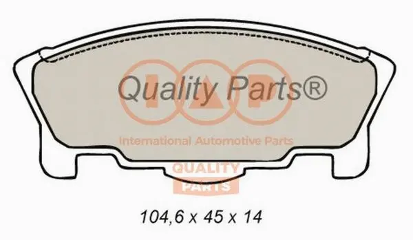 Brake Pad Set, disc brake (704-03094)