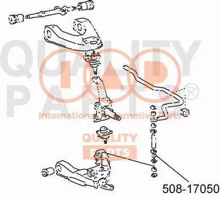 Mounting, stabiliser bar (508-17050)