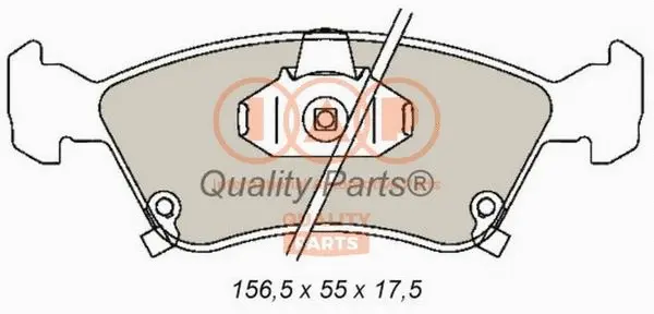 Brake Pad Set, disc brake (704-17082)