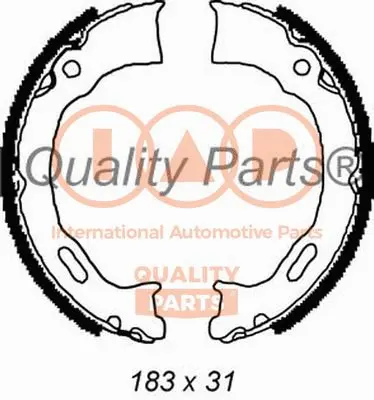 Brake Shoe Set, parking brake (705-10044)