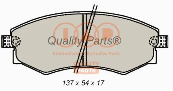 Brake Pad Set, disc brake (704-07065)