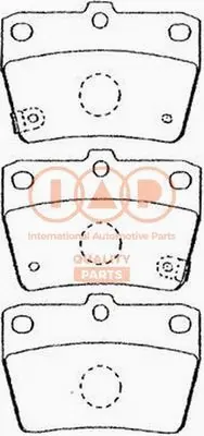 Brake Pad Set, disc brake (704-17057P)