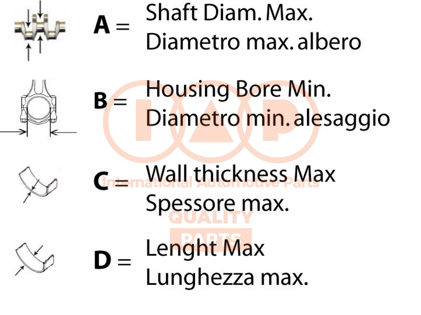 Connecting Rod Bearing Set (104-07085)