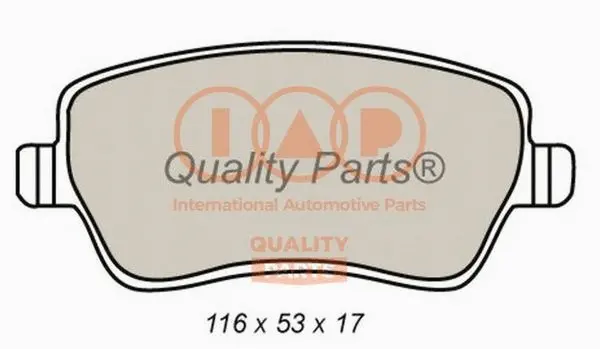 Brake Pad Set, disc brake (704-16066)