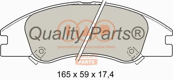 Brake Pad Set, disc brake (704-21042)