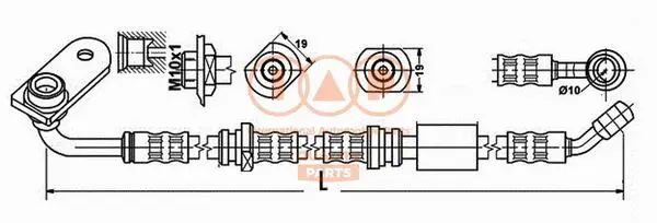 Brake Hose (708-16057)