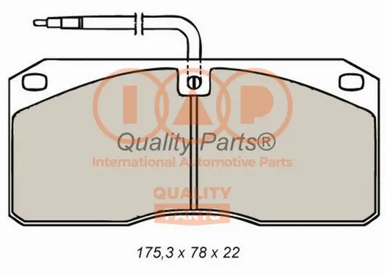 Brake Pad Set, disc brake (704-13070)