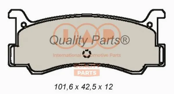 Brake Pad Set, disc brake (704-11022)