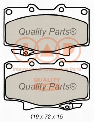 Brake Pad Set, disc brake (704-17046X)