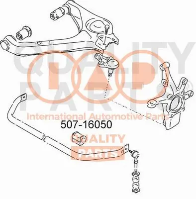 Mounting, stabiliser bar (507-16050)