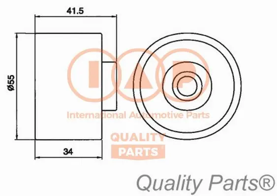 Tensioner Pulley, timing belt (127-21055)