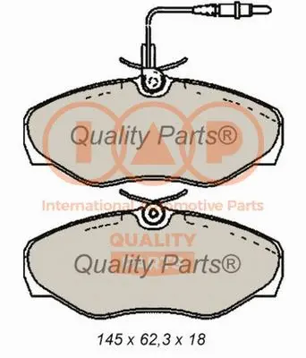 Brake Pad Set, disc brake (704-13163)