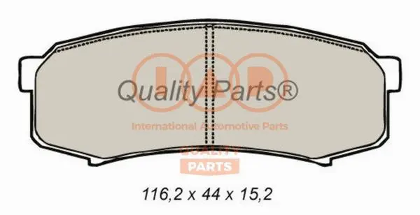 Brake Pad Set, disc brake (704-12029)
