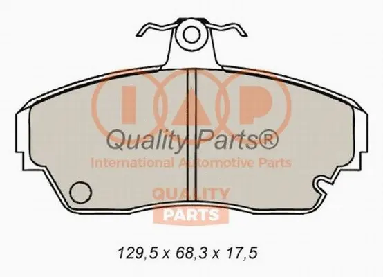 Brake Pad Set, disc brake (704-22020G)