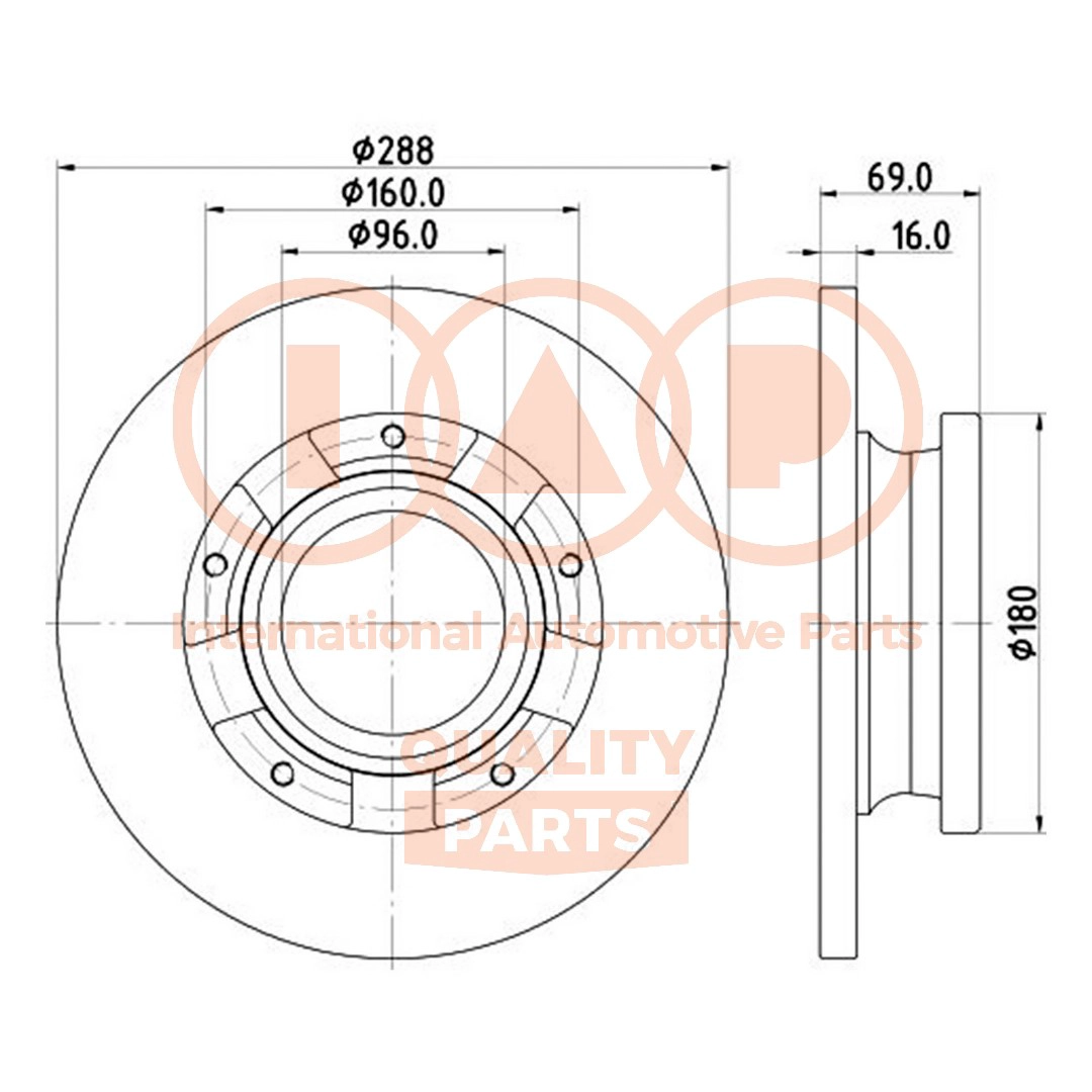 Brake Disc (709-04051)