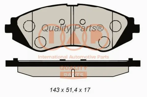Brake Pad Set, disc brake (704-20034)