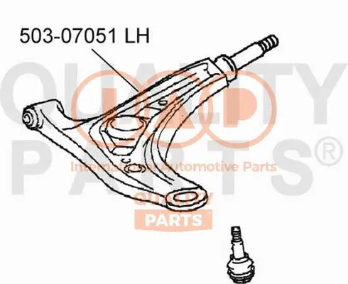Control/Trailing Arm, wheel suspension (503-07051)
