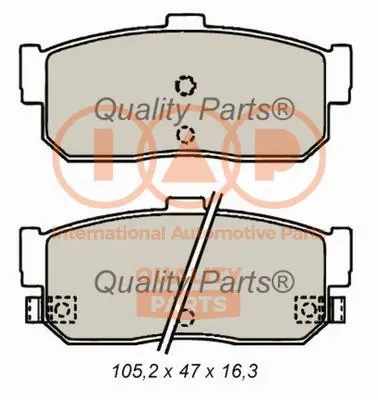 Brake Pad Set, disc brake (704-13084)