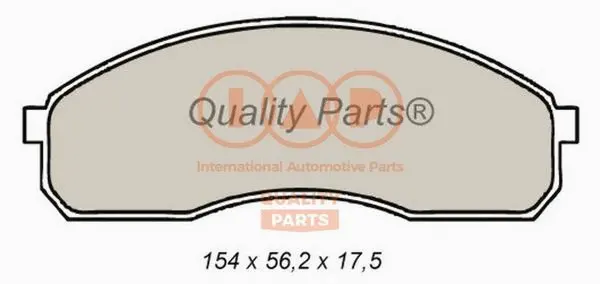 Brake Pad Set, disc brake (704-21082)