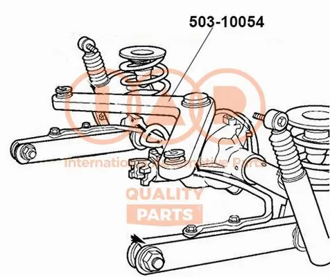 Control/Trailing Arm, wheel suspension