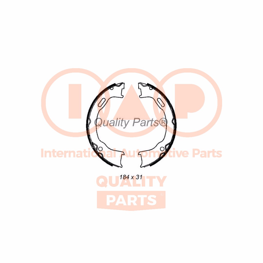 Brake Shoe Set, parking brake