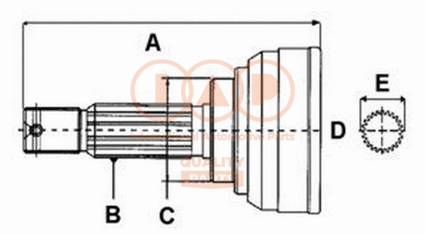 Joint Kit, drive shaft (406-17150)