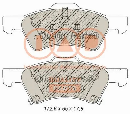 Brake Pad Set, disc brake (704-02014)
