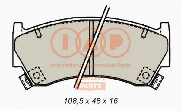 Brake Pad Set, disc brake (704-13088)