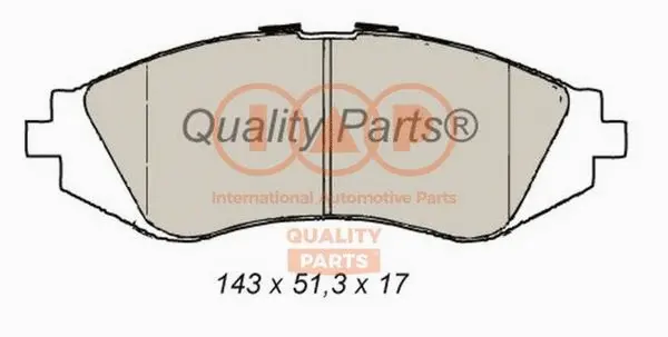 Brake Pad Set, disc brake (704-20011)