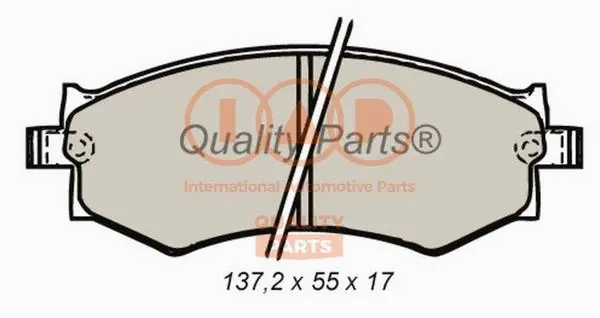 Brake Pad Set, disc brake (704-13082)