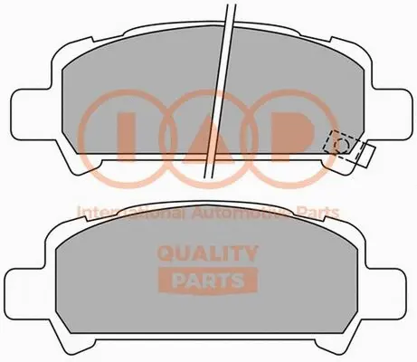 Brake Pad Set, disc brake (704-15051P)