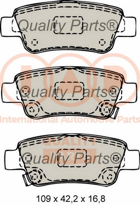 Brake Pad Set, disc brake (704-06066)