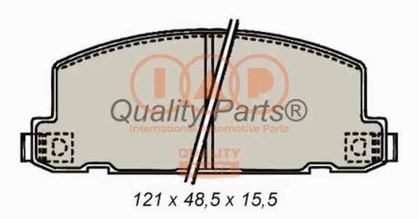 Brake Pad Set, disc brake (704-18010)