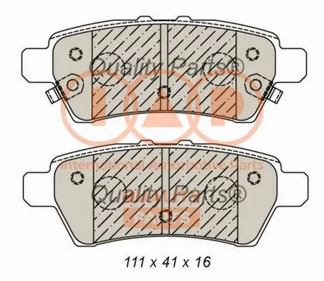 Brake Pad Set, disc brake (704-13046)