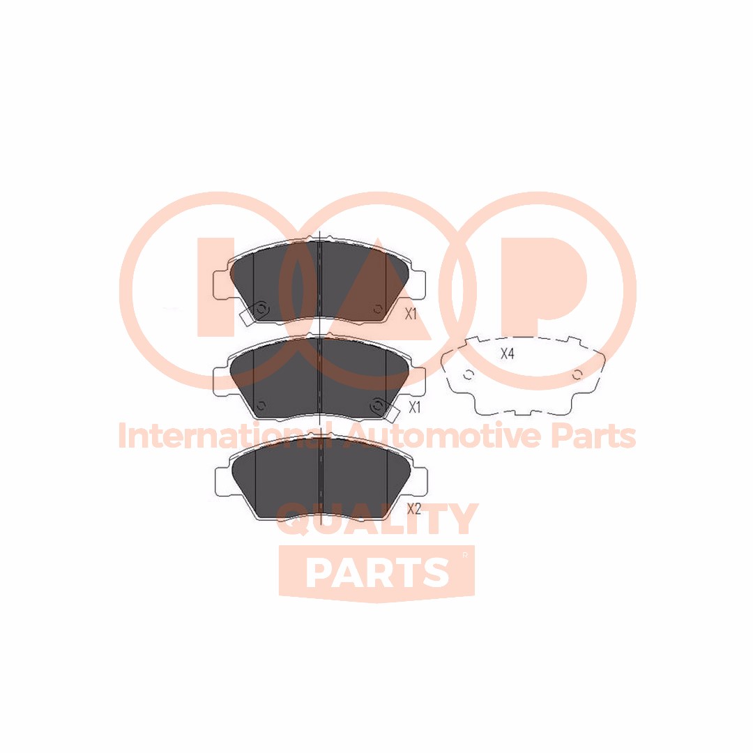 Brake Pad Set, disc brake (704-06110X)