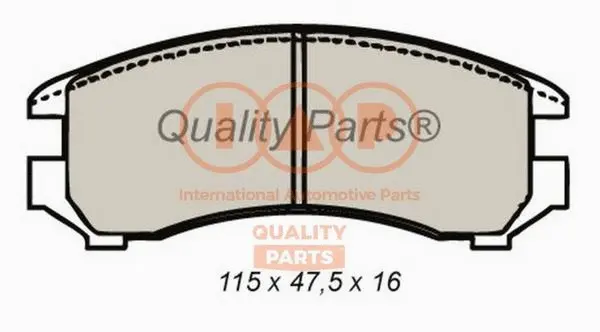 Brake Pad Set, disc brake (704-16061)