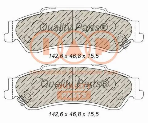 Brake Pad Set, disc brake (704-01024)
