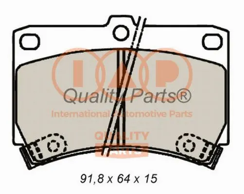 Brake Pad Set, disc brake (704-11021)