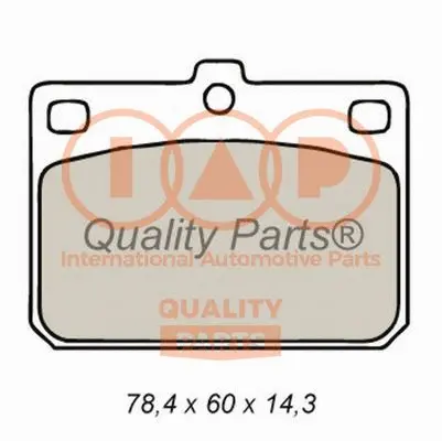 Brake Pad Set, disc brake (704-07010)