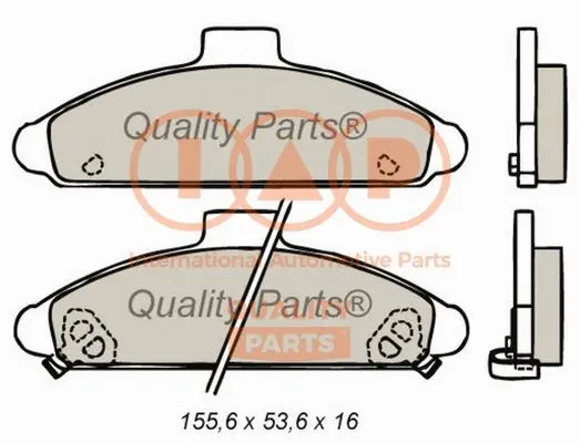 Brake Pad Set, disc brake (704-07040)