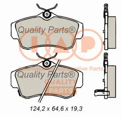Brake Pad Set, disc brake (704-02060)