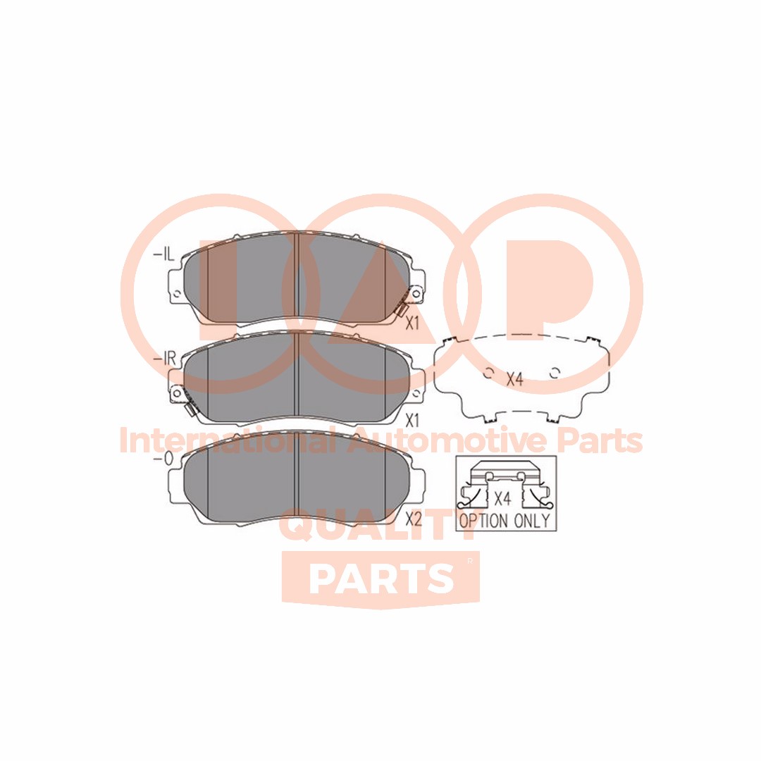Brake Pad Set, disc brake (704-06067X)