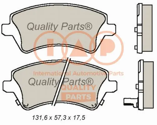 Brake Pad Set, disc brake (704-17194)