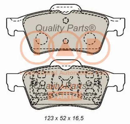 Brake Pad Set, disc brake (704-13180)