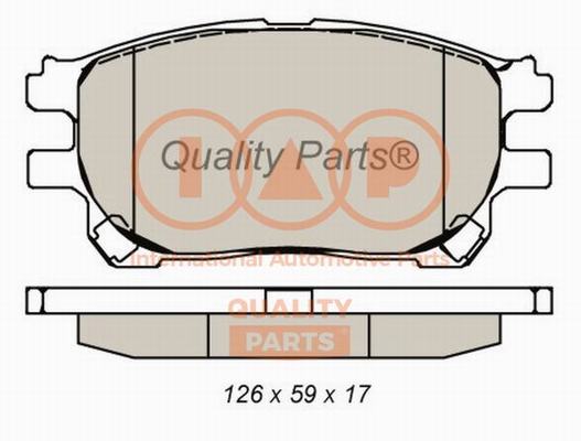 Brake Pad Set, disc brake (704-17074X)